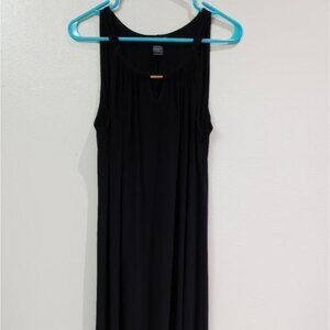 Ashley Stewart plus size, black, sleeveless, hi low dress, Size 1X
